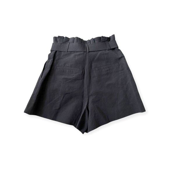 Ulla Johnson Abri Shorts Midnight Blue Paperbag Waist Belted Pleated Size 4 NWT - Picture 8 of 14